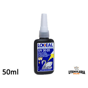 Adhesivo UV Loxeal 30-20, rápido y claro, para vidrio y cristal. - Product Image 1