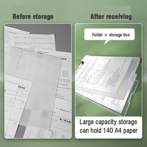 Portapapeles de archivos <span class=keywords><strong>A4</strong></span> Bloc de notas Carpeta de papel para almacenar y organizar carpetas de artefactos - Product Image 4