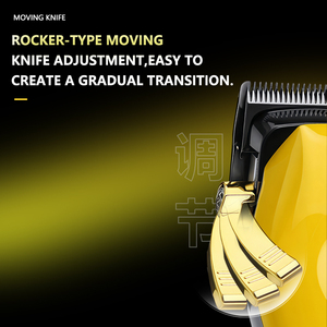 Kemei Km-1450 1800mAh Công suất mạnh 7000 vòng/phút động cơ nhanh tóc <span class=keywords><strong>Clipper</strong></span> chuyên nghiệp Tự làm tóc phong cách máy cắt logo riêng - Product Image 4