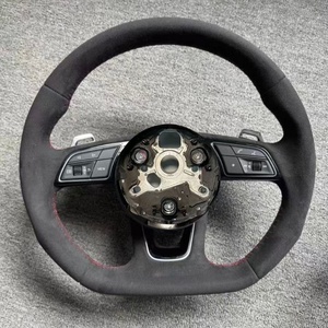 Volante de gamuza de alta demanda para Audi A3 A4 A5 <span class=keywords><strong>A6</strong></span> A7 A8 S3 S4 S5 S6 S7 S8 Q5 Q7 Q8 SQ7 SQ8 B8 B9 RS4 RS5 RS6 R8 T TT TTs - Product Image 1