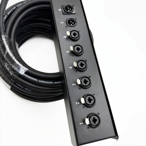 Câble multipaire <span class=keywords><strong>XLR</strong></span> multicolore 8 canaux, boîtier de scène 6 entrées 2 sorties, câble audio multipaire <span class=keywords><strong>XLR</strong></span> pour scène - Product Image 5