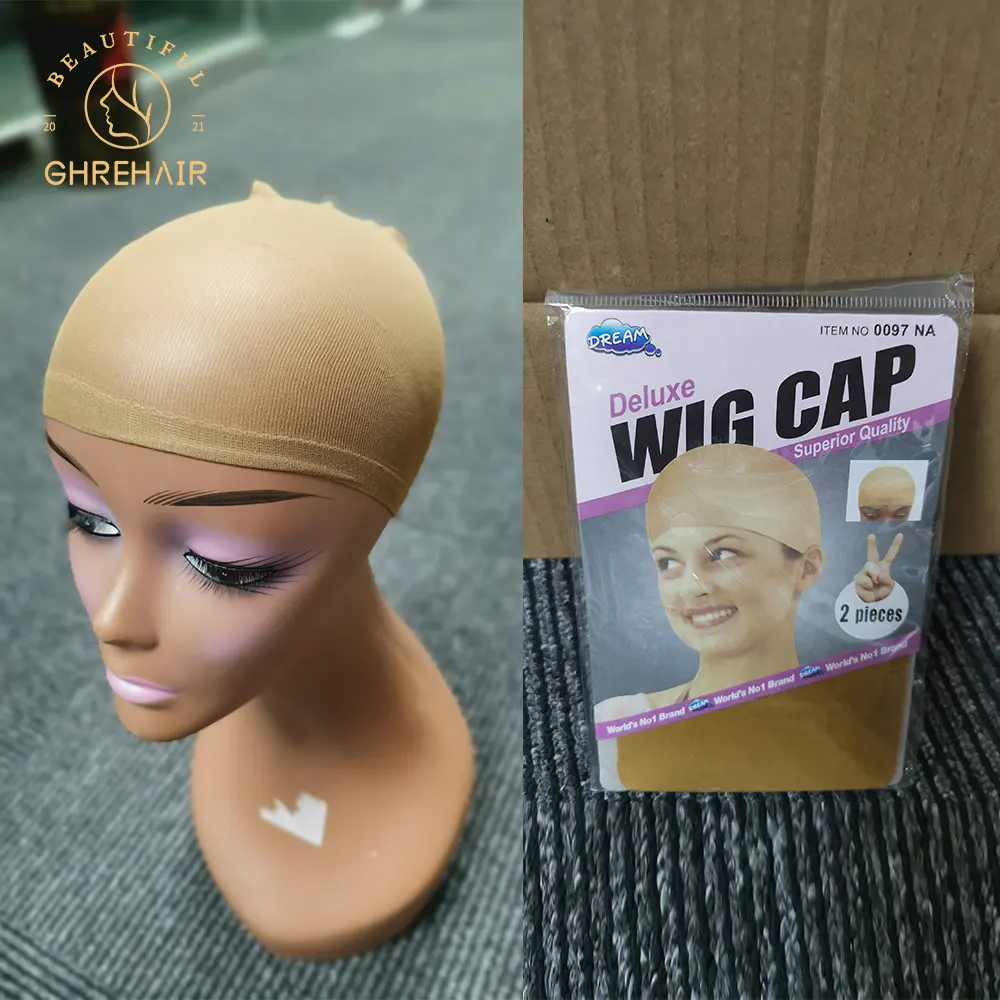 Thương Hiệu Riêng Nhãn Hiệu Riêng Breathable Nude Stocking Glueless Wig Lưới Caps Cho Làm Tóc Giả