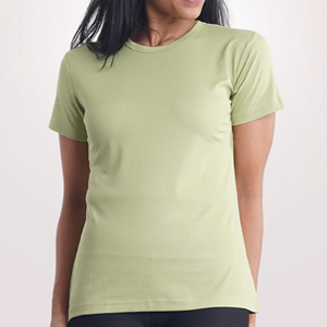 Camiseta de Mujer con Estampado Personalizado, 100% Algodón, Cuello Redondo, Manga Corta, Ropa Casual, Tela de Alta Calidad - Product Image 6