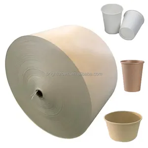 High Quality Virgin Pulp Kraft Paper Cup PE Coating Kraft Paper Roll For Print Use Pe Roll Paper