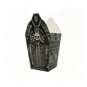 Boîte en papier alimentaire pour Halloween, écologique et biodégradable, boîte à bonbons, boîte à biscuits, utilisée pour les réunions de famille. - Product Image 3