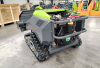 Tondeuse multifonctionnelle de qualité industrielle télécommandée pour pelouses, jardins, terrains de sport, ferme, avec rotoculteur et lame à marteaux