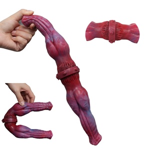 Trending Products 2022 LUUK Female Masturbation Double Headed Realistic Dog Penis Animal <b>Dildo</b> Lesbian Erotic <b>Dildos</b> for Women - Product Image 1