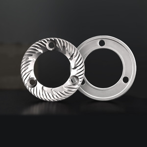 Deux disques de broyage en acier inoxydable de 50 mm pour les moulins à café Rancilio modèle Y258043-50MM - Product Image 1