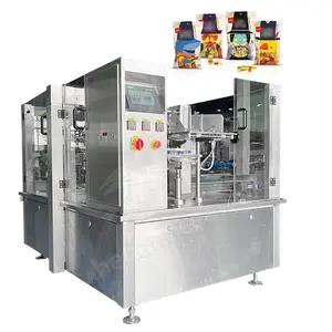 Automatic High speed premade pouch bag wrapping liquid packaging machinery