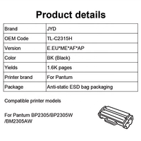 Chip Toner TL-C2315H C2315H Kompatibel untuk Pantum BP2305 BP2305W BM2305AW C2315 Cartridge 1.6K Chip Printer Kualitas Premium