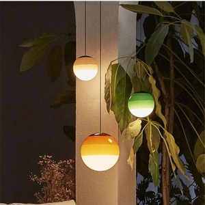 Lampadario in <span class=keywords><strong>vetro</strong></span> <span class=keywords><strong>colorato</strong></span> moderno per soggiorno luci di arredamento Hotel cucina sala da pranzo lampade a sospensione di illuminazione - Product Image 6