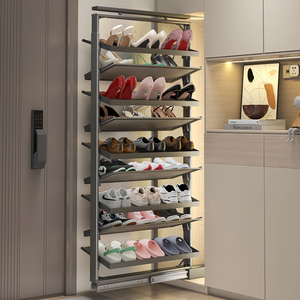 Accesorios para Armario HNOSS, Zapatero de Aluminio, Almacenamiento Alto y Estrecho de Gran Capacidad, Zapatero Extraíble - Product Image 3