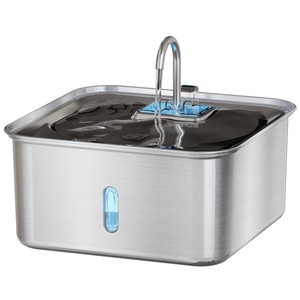 Fontaine à eau en acier inoxydable PetSafe FT800, grande capacité, filtration automatique pour chiens et chats - Product Image 2
