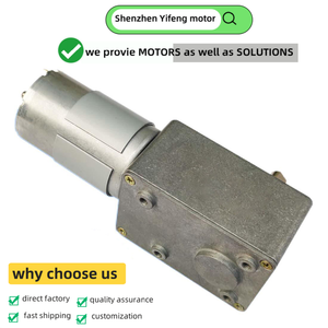 มอเตอร์เกียร์แบบหนอนล็อคอัตโนมัติ Yifeng กำลังสูง 40 วัตต์ 12V/24V 5882 แรงบิดสูง 10 นิวตันเมตร & 200 กิโลกรัม <span class=keywords><strong>DC</strong></span> 775 แบบมีแปรง สำหรับเครื่องใช้ในบ้านและพัดลม - Product Image 2