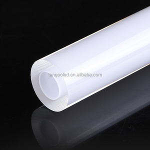 Tubo in PMMA Bicolore Opaco, Tubo Acrilico Personalizzato, Tubo in <span class=keywords><strong>Plexiglass</strong></span> Trasparente per Illuminazione LED, Cilindro in Acrilico - Product Image 1