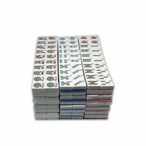 166 tuiles de Mahjong blanches ivoire, style juif et occidental américain, 30 mm, en mélamine acrylique durable, ensemble de jeu manuel, parfait pour les soirées jeux à la maison - Product Image 3
