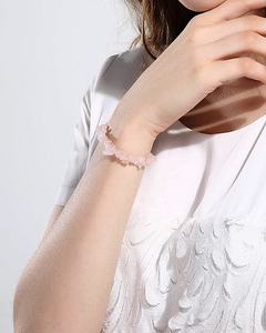 High Quality Chip <b>Bracelet</b> Natural Rose Quartz Chip <b>Bracelet</b> Crystal Stone Chip <b>Bracelet</b> Gemstone Women Colorful Natural Crystal - Product Image 5