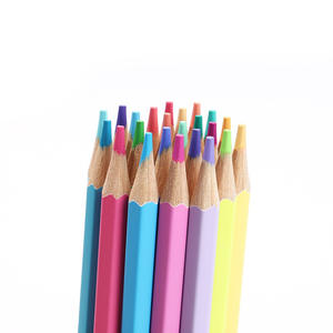 Nouveau ensemble de crayons d'art <span class=keywords><strong>simple</strong></span> 12 couleurs <span class=keywords><strong>dessin</strong></span> crayons de couleur prismacolor avec muti couleurs étudiant peinture papeterie - Product Image 2