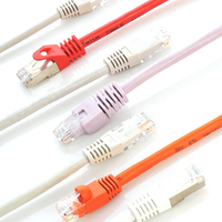 Cable de Red Ethernet Corto RJ45 UTP CAT6 de 0.25M para Conexión de Router, Switch y Computadora de Escritorio