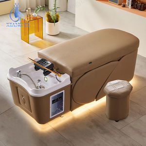 Bac <span class=keywords><strong>de</strong></span> Lavage Spa <span class=keywords><strong>de</strong></span> Luxe pour Salon <span class=keywords><strong>de</strong></span> Coiffure Fauteuil Massant Shampoing Thaï et Japonais - Product Image 3