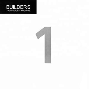 Acier inoxydable 304 <span class=keywords><strong>maison</strong></span> porte <span class=keywords><strong>plaque</strong></span> d'immatriculation 12345 avec <span class=keywords><strong>autocollant</strong></span> - Product Image 2