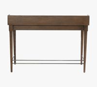 Table à écrire avec tiroirs de style rétro haut de gamme, menuiserie à tenons et mortaises, personnalisation complète de la maison, meubles de salle à manger en chêne