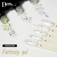 BD Fantasy Gel polonais marque privée brillant haute Pigment Flash paillettes ongles Gel vernis longue durée Uv vernis ongles Gel marque