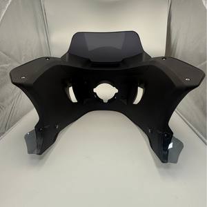 Convient pour Harley <span class=keywords><strong>18</strong></span>+ Soft Tail <span class=keywords><strong>Street</strong></span> <span class=keywords><strong>Fighter</strong></span> Road Warrior S Modèle modifié Road Warrior ST Cache-tête pour la protection contre le vent - Product Image 5