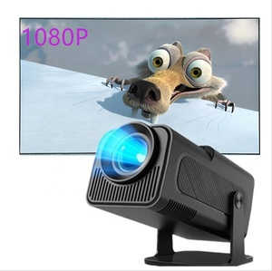 Hy320 Hy300 Pro <span class=keywords><strong>Mini</strong></span> Xách Tay Máy Chiếu 1080P LCD Nhà Thông Minh LED Android 11 5G Wifi Video 1080P Máy Chiếu Wifi 6 Bao Gồm - Product Image 1