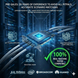 Untuk Intel PCIe 3.0 X8 Dual SFP28 Port 25G Intel XXV710-DA2 Adaptor Kartu Jaringan Ethernet Berkabel untuk Server XXV710DA2G1P5 - Product Image 5