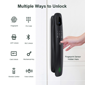 Liliwise Tuya Ttlock Automatic <b>Smart</b> Door Lock Cerraduras Electrics Fingerprint Keyless Palm Vein <b>Smart</b> Lock With <b>Camera</b> - Product Image 2