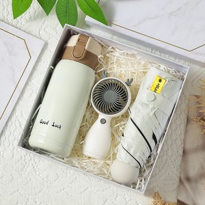 Set Regalo Personalizzato per Promozioni e Bomboniere, Ombrello e Bottiglia d'Acqua, Set Regalo di Ringraziamento per Donne - Product Image 4