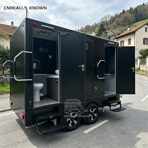 Modular Luxury Mobile Restroom Fully Equipped Durable <b>Camping</b> Bathroom VIP Toilet Trailer - Product Image 6