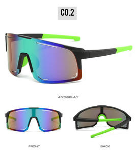 Nouvelles lunettes d'extérieur vélo coupe-vent hommes cyclisme lunettes de <span class=keywords><strong>soleil</strong></span> unisexe personnalisé sport lunettes de <span class=keywords><strong>soleil</strong></span> Uv400 vente en gros - Product Image 5