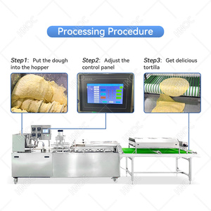 Línea de Producción <span class=keywords><strong>Industrial</strong></span> de Tortillas HNOC, Máquina Eléctrica para Hacer Tortillas de Maíz Mexicanas, Venta al por Mayor - Product Image 3
