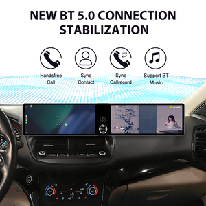 ZWNAV Double écran de navigation multimédia virtuel de 12,3 pouces, navigation GPS Android 13 pour Ford <span class=keywords><strong>Escape</strong></span> 2013-2018, mise à niveau - Product Image 4