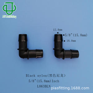 High Quality Black PP-Nylon Large Diameter Pagoda <b>Hose</b> Bend Connector L-Shaped 90 Elbow Other Connectors - Product Image 3