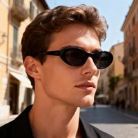 Lunettes de soleil œil de chat ovales rétro personnalisées avec logo, en acétate, protection UV400, unisexe, tendance, motif léopard écaille, vision nocturne, anti-radiation