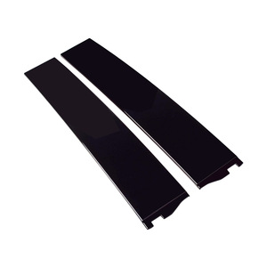 <b>Door</b> Plates 926-243 And 926-244 Gloss Black For Cadillac Chevrolet Gmc Front <b>Door</b> <b>Trim</b> Adhesive Installation - Product Image 1