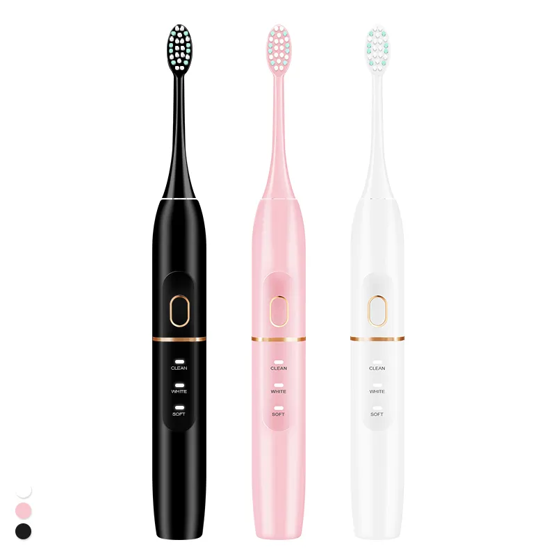 Wholesale Home Travel 4 Modes Smart Sonic Tooth Brush Rechargeable Ultrasonic Travel Oem Electric Toothbrush for teeth whitening