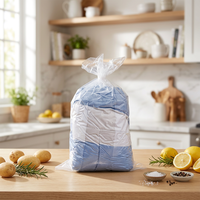Sacs en plastique LDPE à fond carré, personnalisés, résistants à l'humidité, thermoscellables, imprimés en gravure - Marque Fujin, grande capacité, modernes