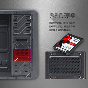 เคสคอมพิวเตอร์ Found Dream F001 ATX Mid Tower พร้อมพอร์ต USB ด้านหน้า ผลิตจากเหล็ก สำหรับใช้งานในสำนักงาน - Product Image 3