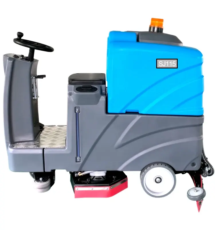 Professional Automatic Double Brush New Arrivals 115L Ride On Floor Scrubber