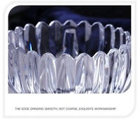 Wholesale Sugar Bowl Lotus Glass Candy Jar with Packaging Box for Food Storage Home Decoration