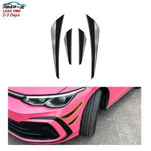 AMP-Z Vente flash <span class=keywords><strong>Prix</strong></span> d'usine Drapeau de pare-chocs de voiture Modification de carrosserie pour VW <span class=keywords><strong>Golf</strong></span> 8 Standard/<span class=keywords><strong>GTI</strong></span>/R Line/GTD/GTE <span class=keywords><strong>2020</strong></span>+ - Product Image 1