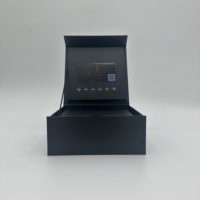 Boîte cadeau vidéo personnalisée avec écran LCD noir de 7 pouces, prix d'usine ODM, pour la publicité et le marketing d'entreprise