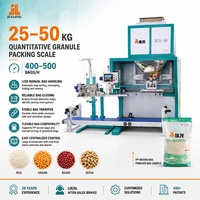 Machine d'ensachage de céréales semi-automatique pour sacs tissés en PP de 10 kg, 25 kg, 50 kg, largeur 500-700 mm, avec fonctions de pesage et de remplissage