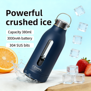 Usine Personnaliser LOGO Portable Fruit Juicer USB Rechargeable Personnel Portable Smoothie <span class=keywords><strong>Blender</strong></span> Food <span class=keywords><strong>Blender</strong></span> avec 10 Lame - Product Image 3