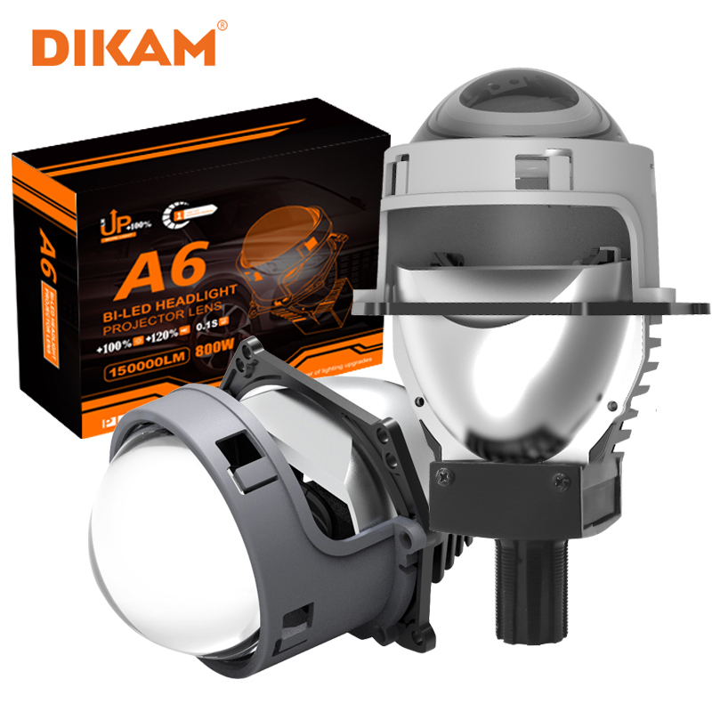 Auto Ventshade Projektorz Headlight Accents - 2 Piece Smoke Acrylix Covers For Projector Beam Lights