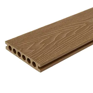 Hiện đại dập nổi WPC decking Board ngoài trời không thấm nước Sealer cách âm chống cháy hộ gia đình giải trí thương mại sử dụng sàn